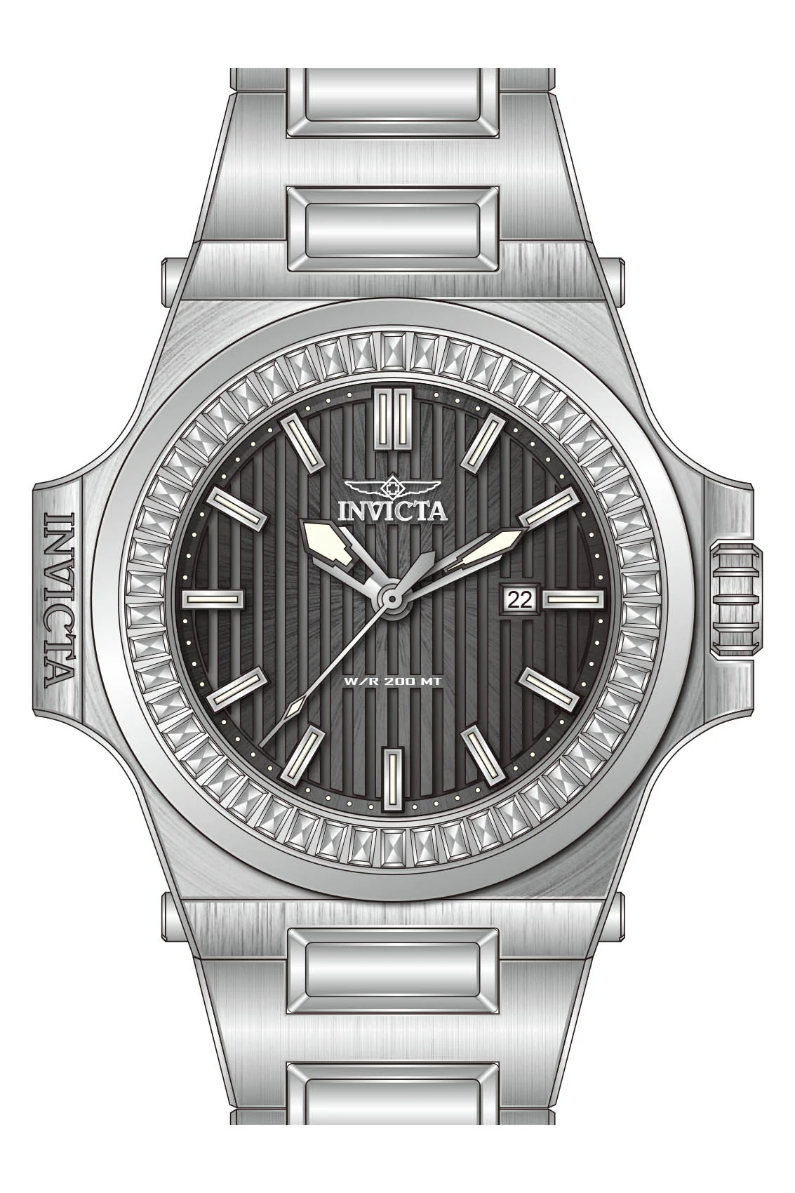 Band for Invicta Akula Men 43382 - Image 2