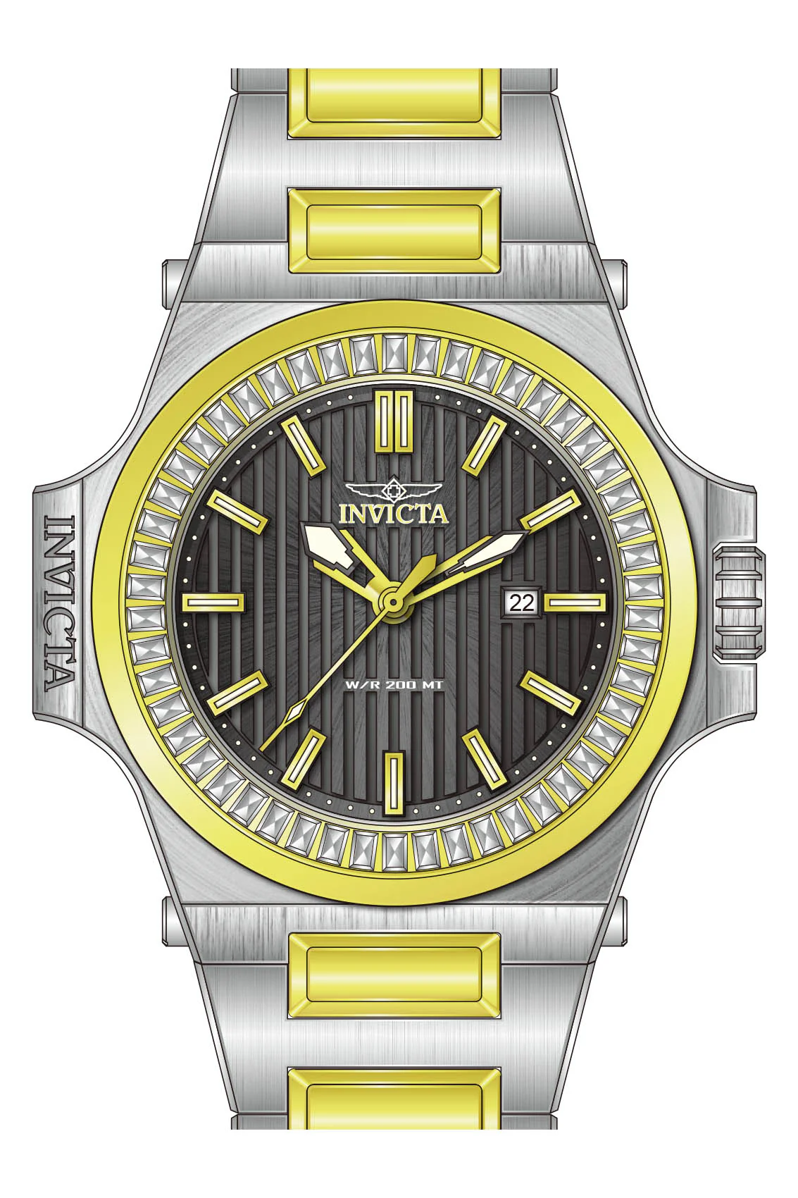 Band for Invicta Akula Men 43386 - Image 2