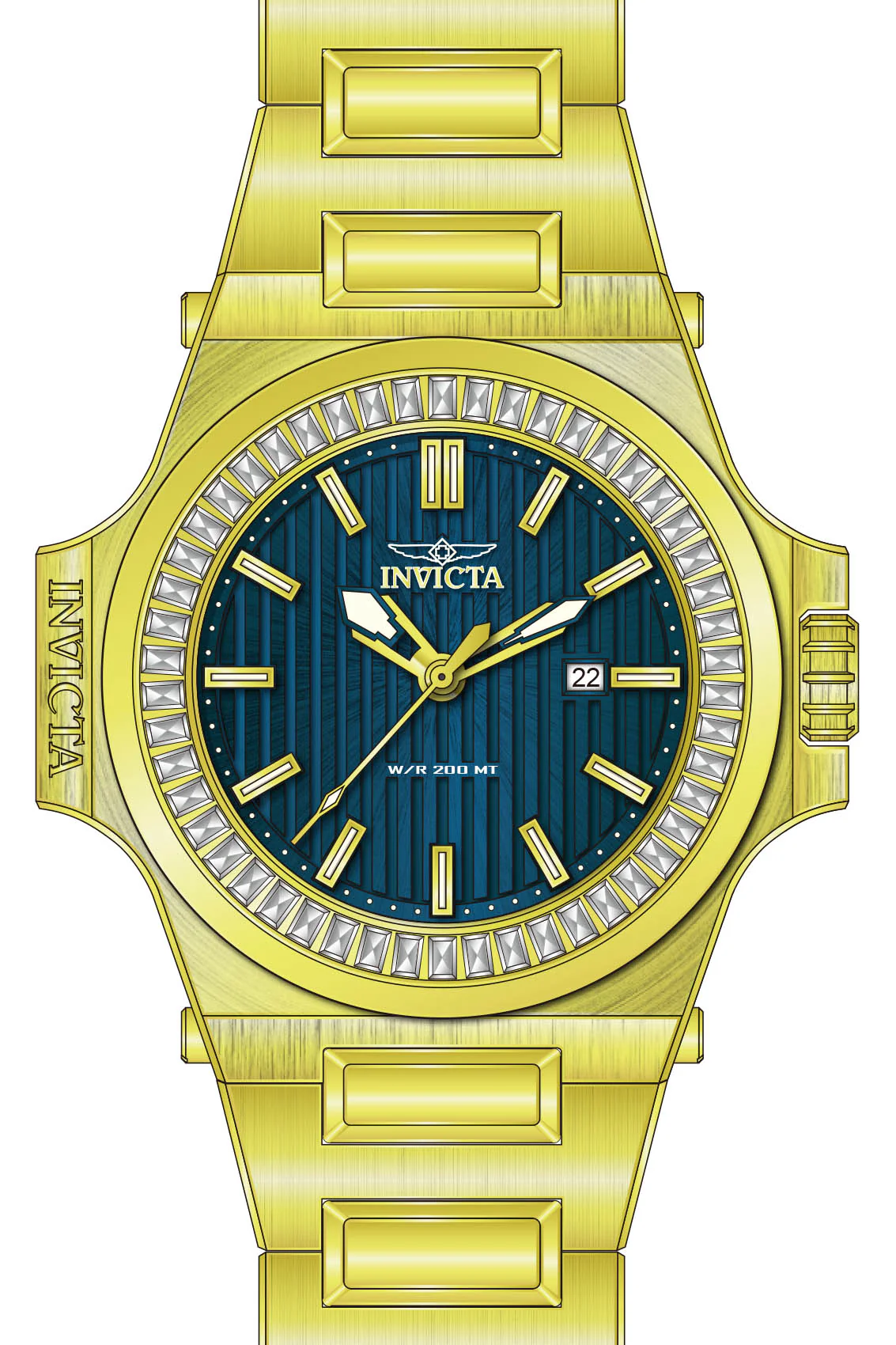 Band for Invicta Akula Men 43387 - Image 2