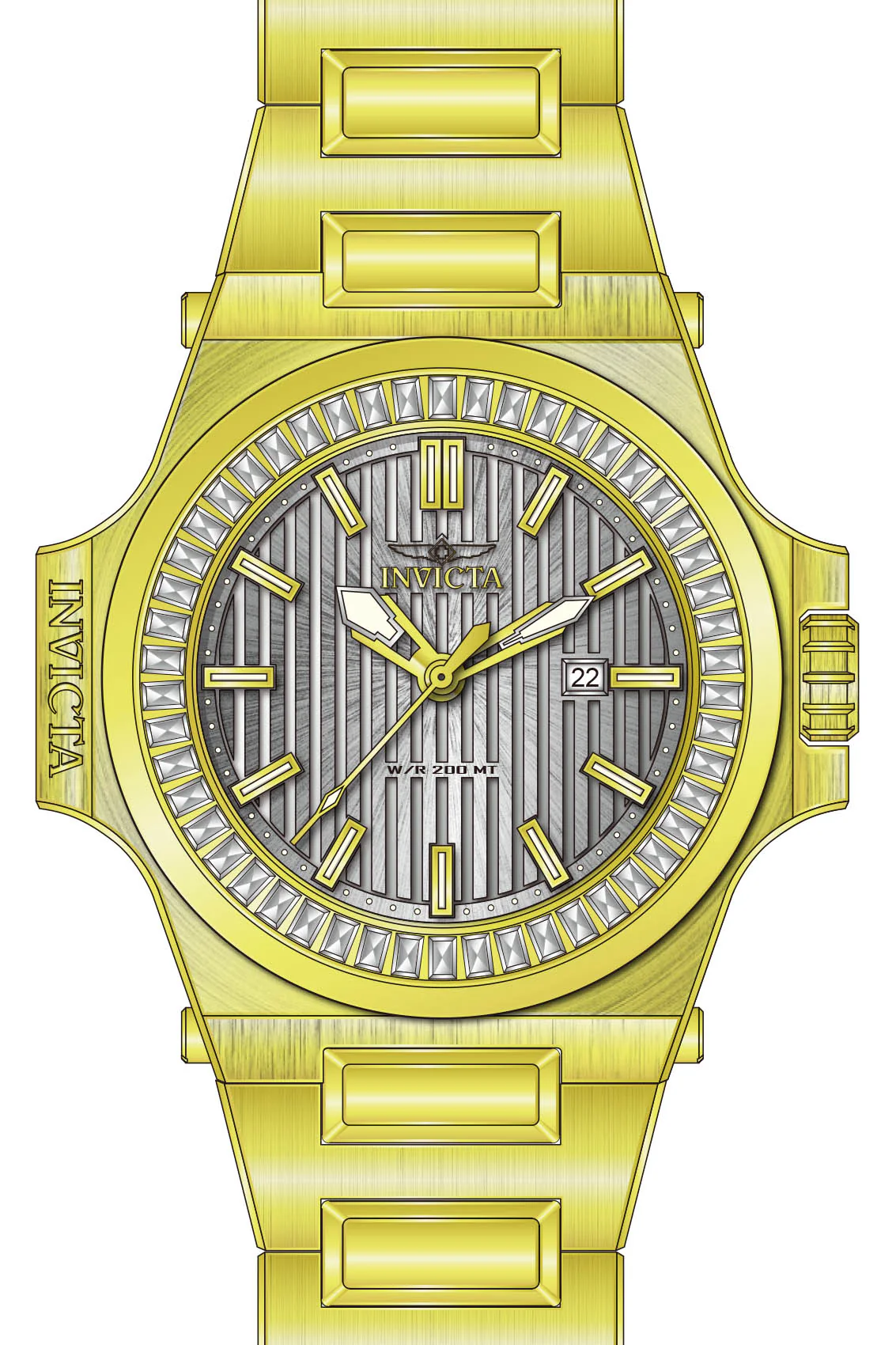 Band for Invicta Akula Men 43388 - Image 2