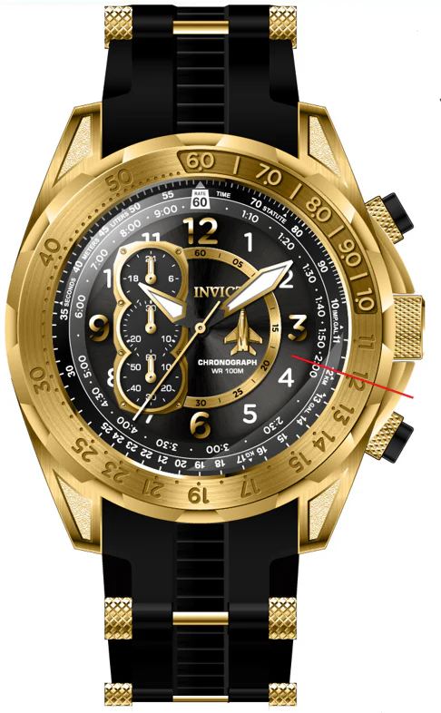 Band For Invicta Aviator Men 44673
