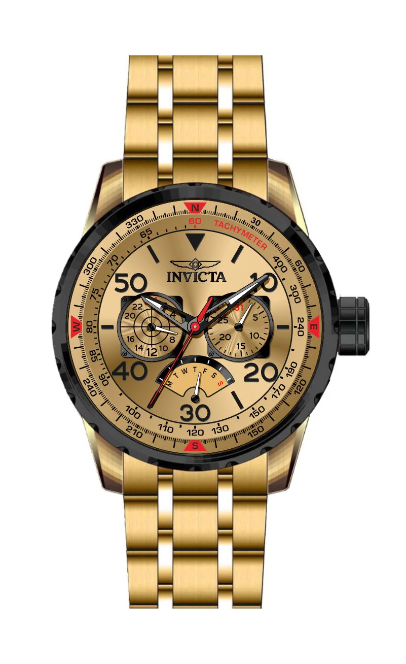 Band For Invicta Aviator  Men 46984