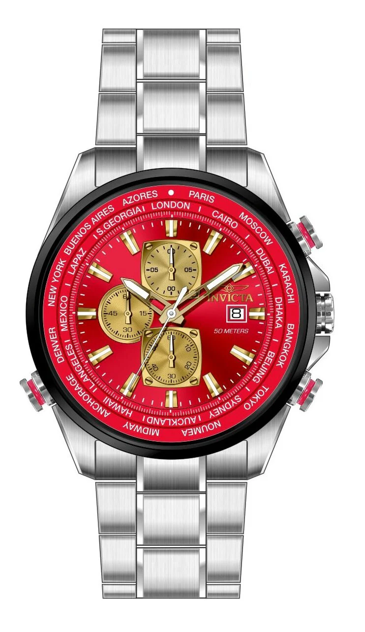 Band For Invicta Aviator  Men 50502