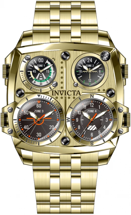 Band For Invicta Aviator Zulu Time Men 49604
