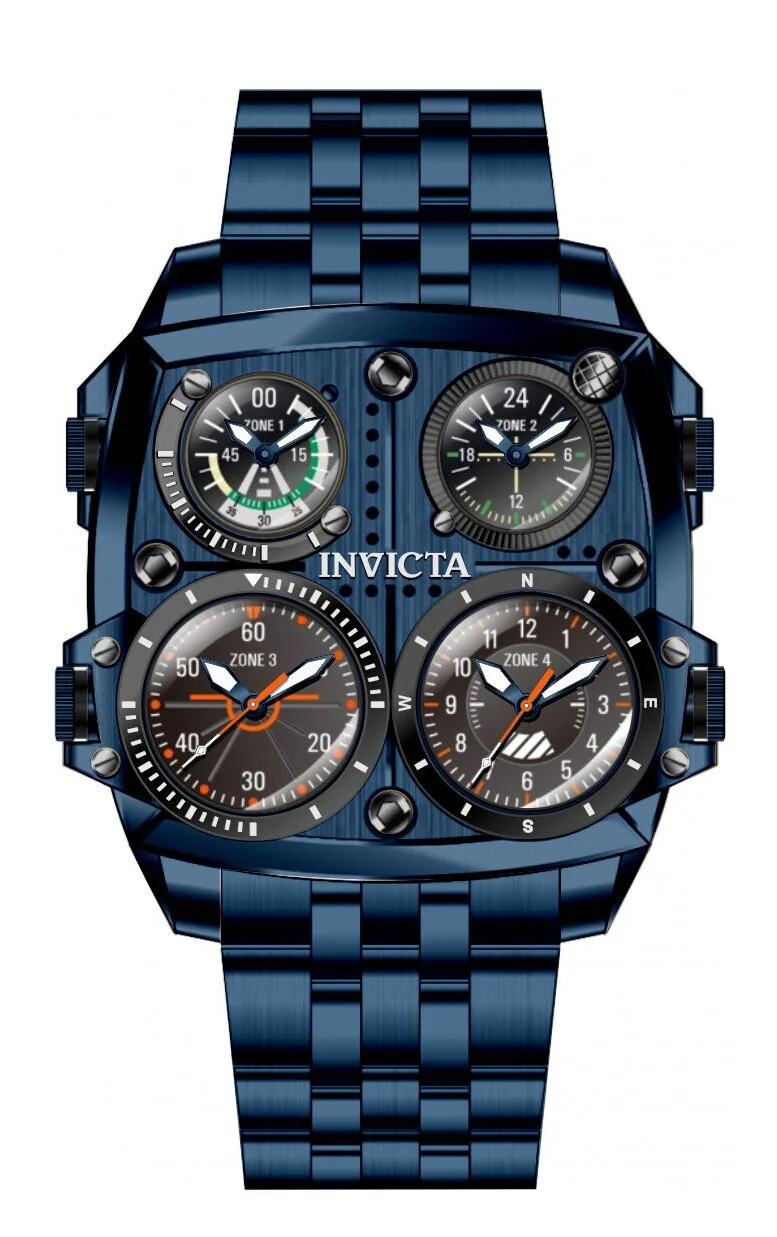 Band For Invicta Aviator Zulu Time Men 50655
