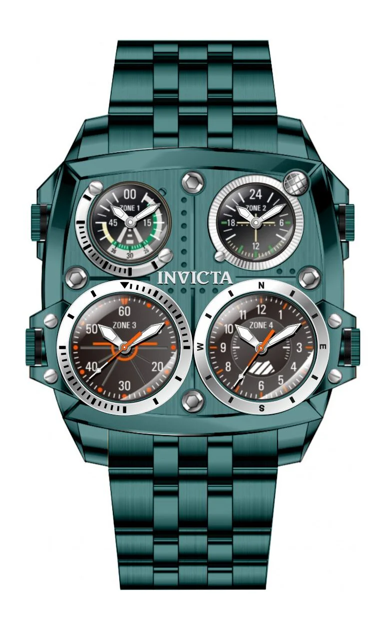 Band For Invicta Aviator Zulu Time Men 50657