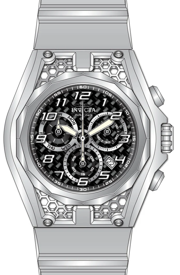 Band For Invicta Bolt Herc Men 47209