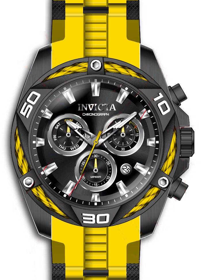 Band for Invicta Bolt Men 43767