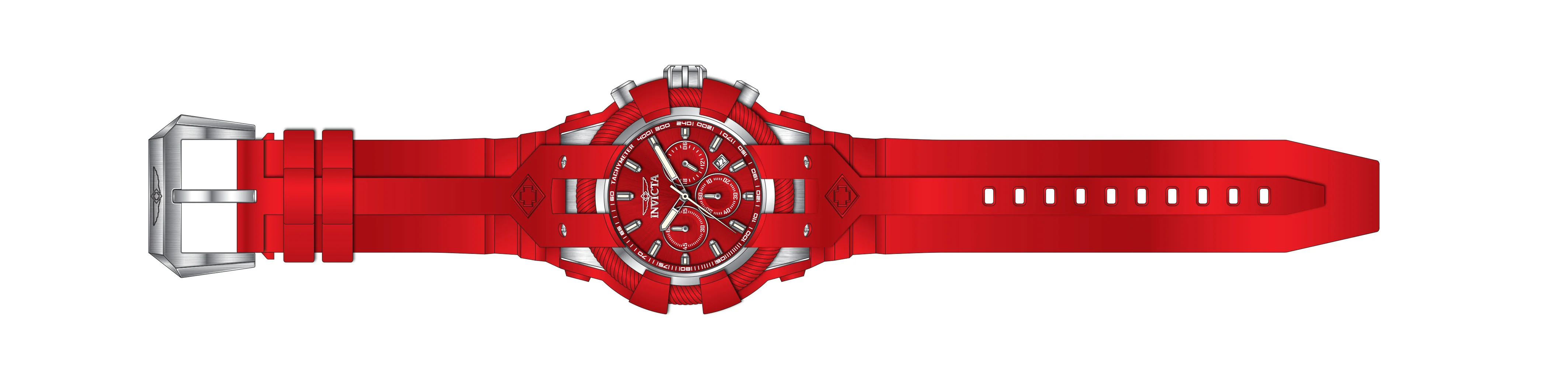 Band For Invicta Bolt  Men 45164