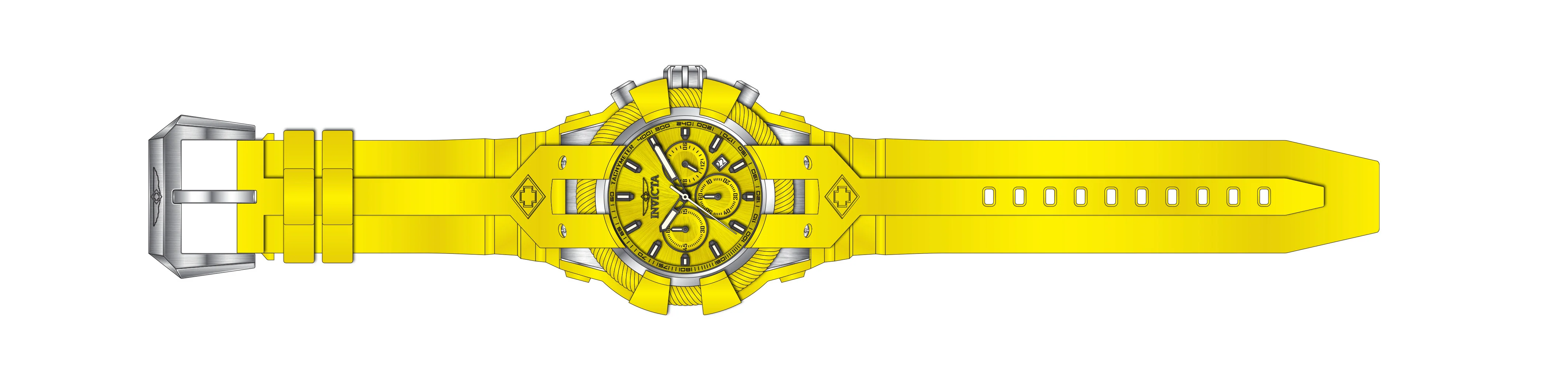 Band For Invicta Bolt Men 45165