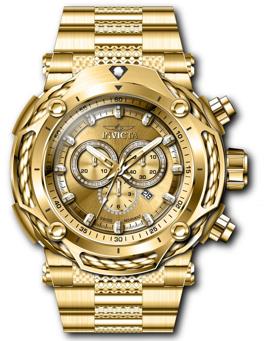 Band For Invicta Bolt Men 45627