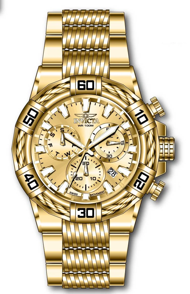 Band For Invicta Bolt Men 45843