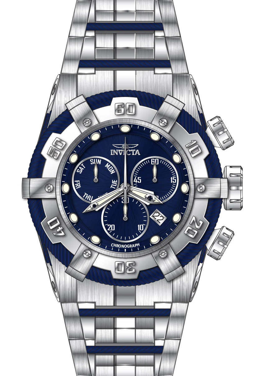 Band For Invicta Bolt  Men 46237
