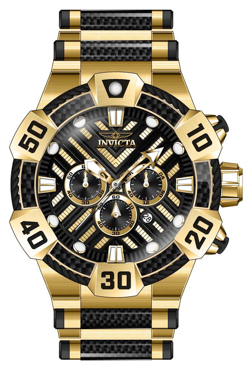 Band For Invicta Bolt  Men 46445