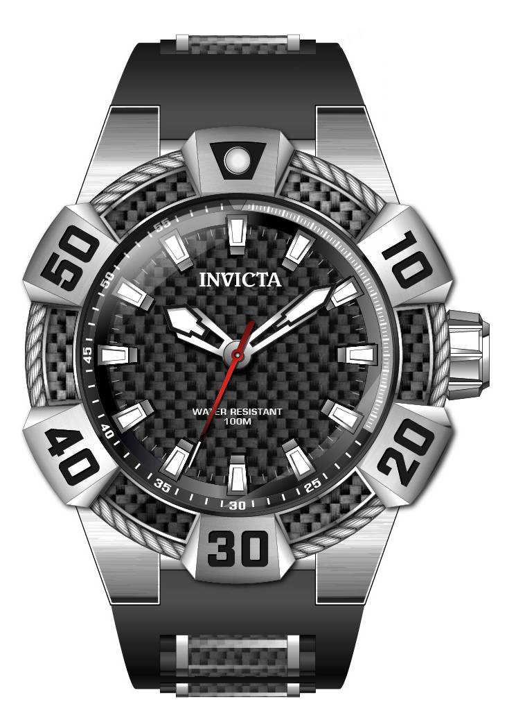 Band For Invicta Bolt  Men 46501