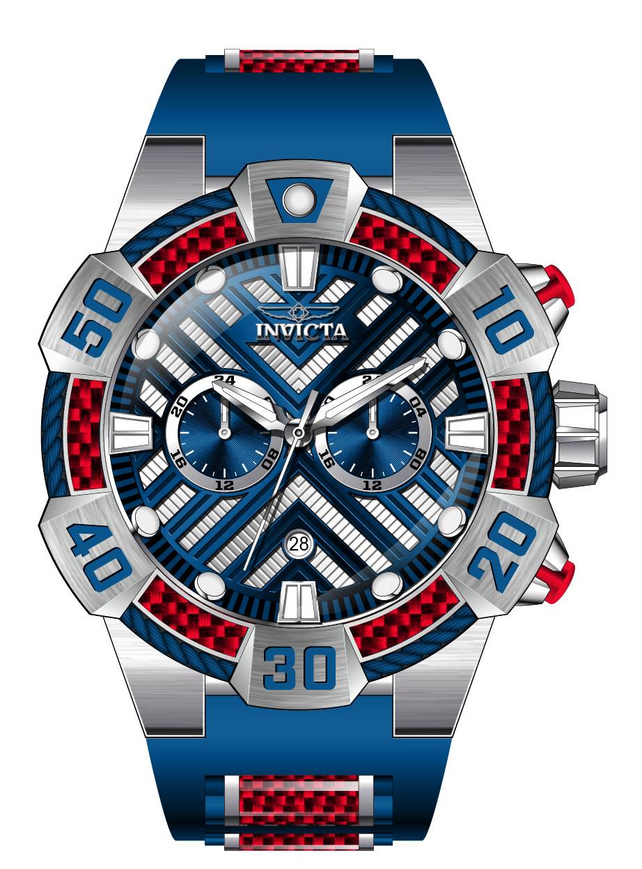 Band For Invicta Bolt Men 46580