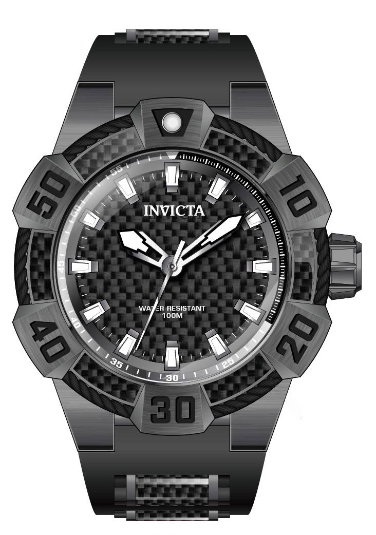 Band For Invicta Bolt Men 46591