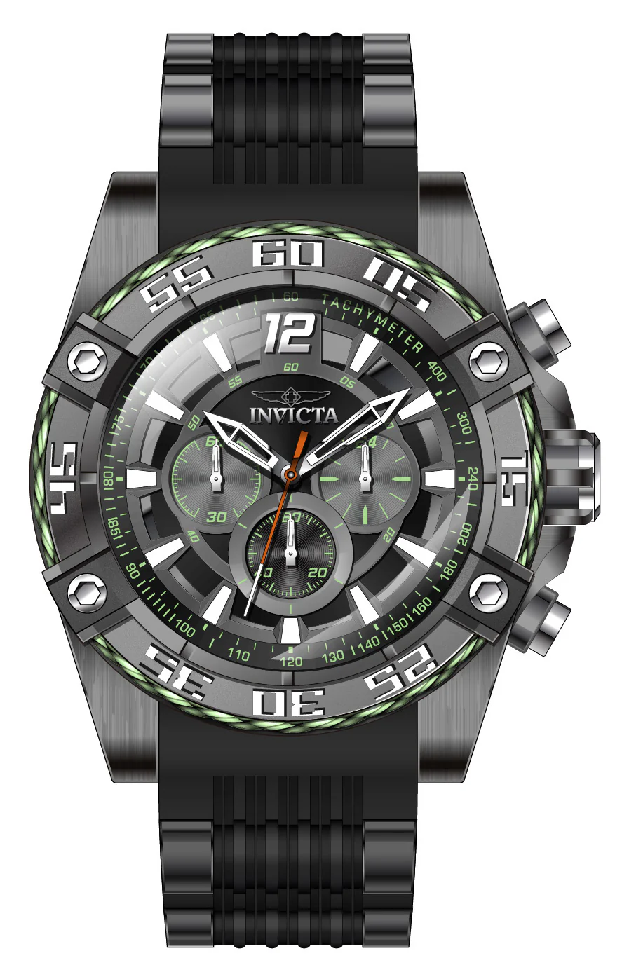 Band For Invicta Bolt Men 46619