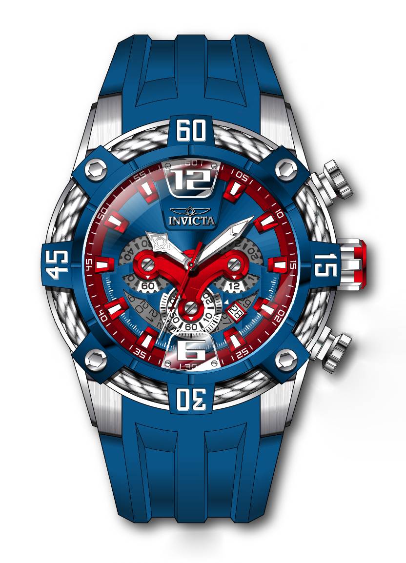 Band For Invicta Bolt  Men 46742