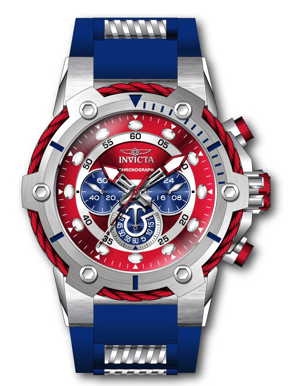 Band For Invicta Bolt  Men 47049