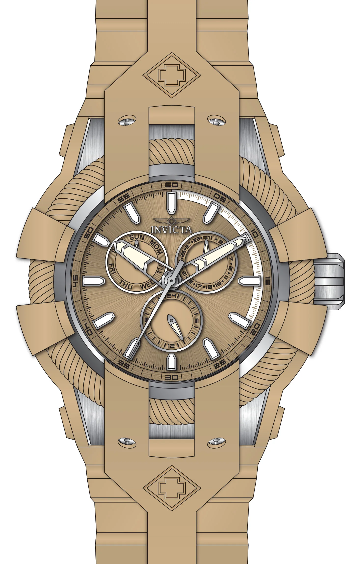 Band For Invicta Bolt Men 47838