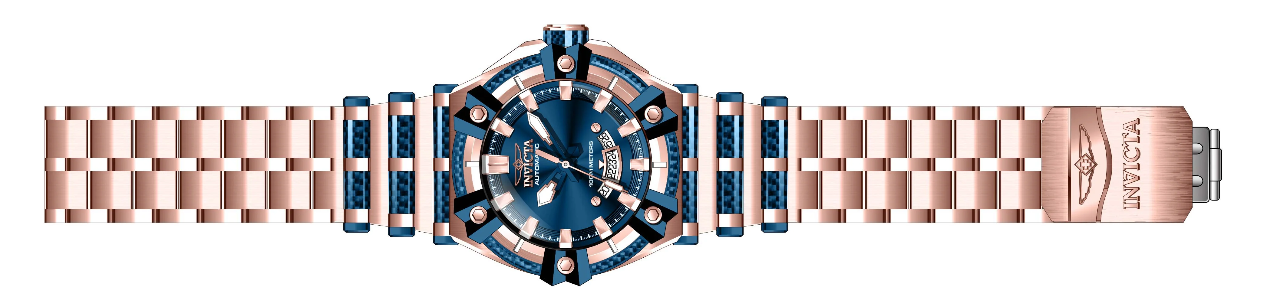 Band For Invicta Carbon Hawk 37296