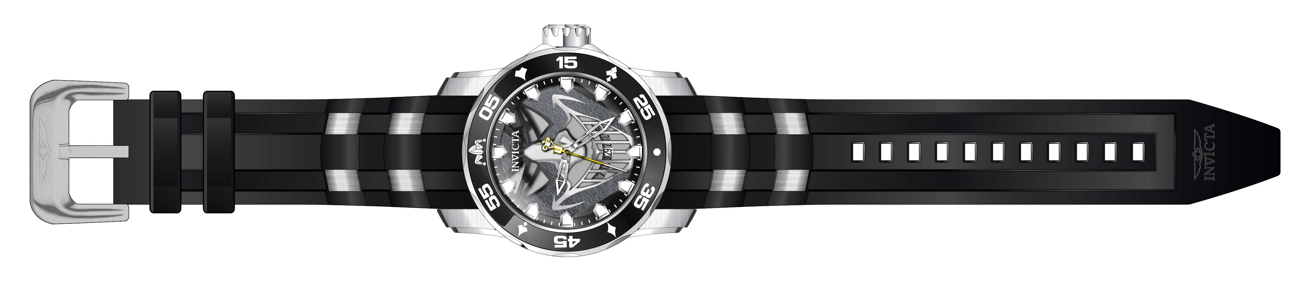 Band For Invicta DC Comics 35610
