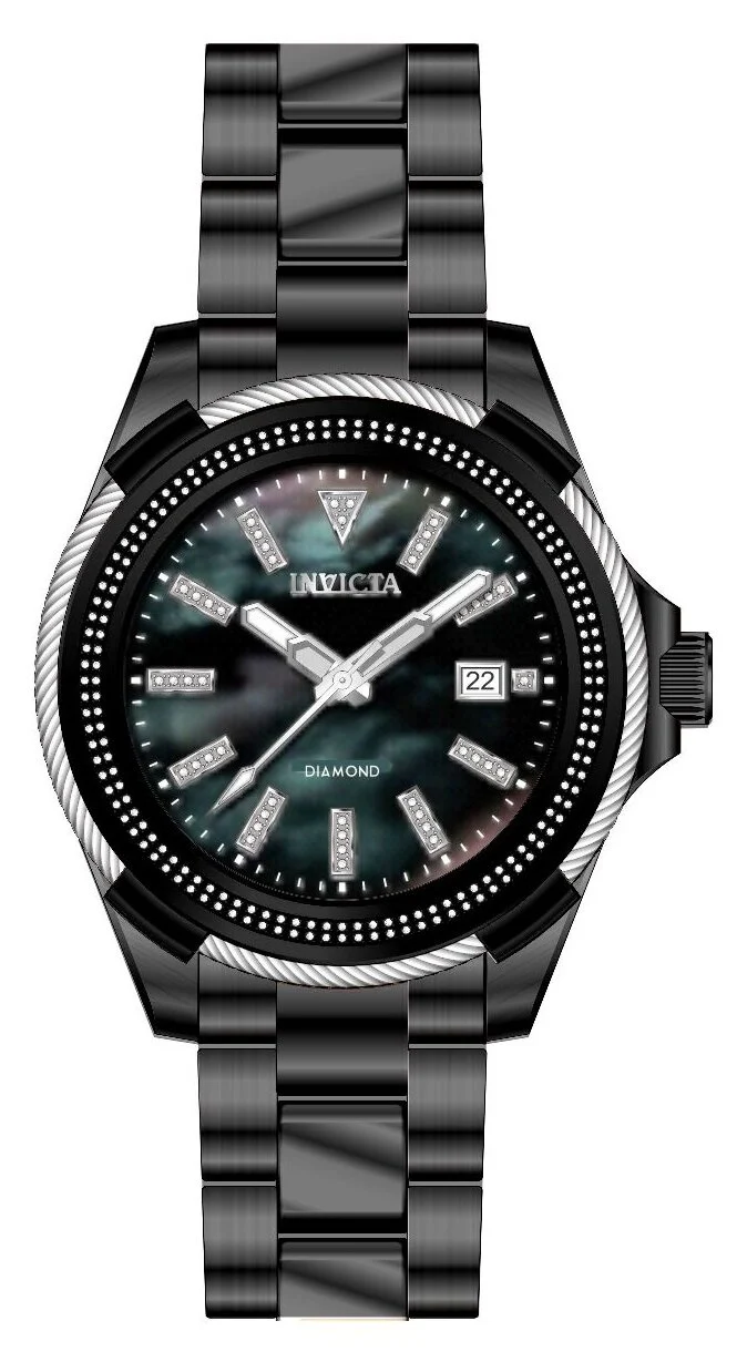 Band For Invicta Elite Diamond Men 48787