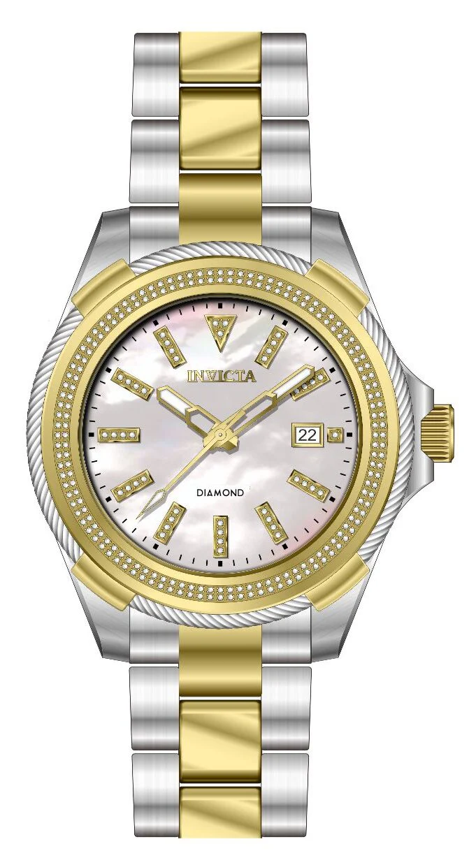 Band For Invicta Elite Diamond Men 48789