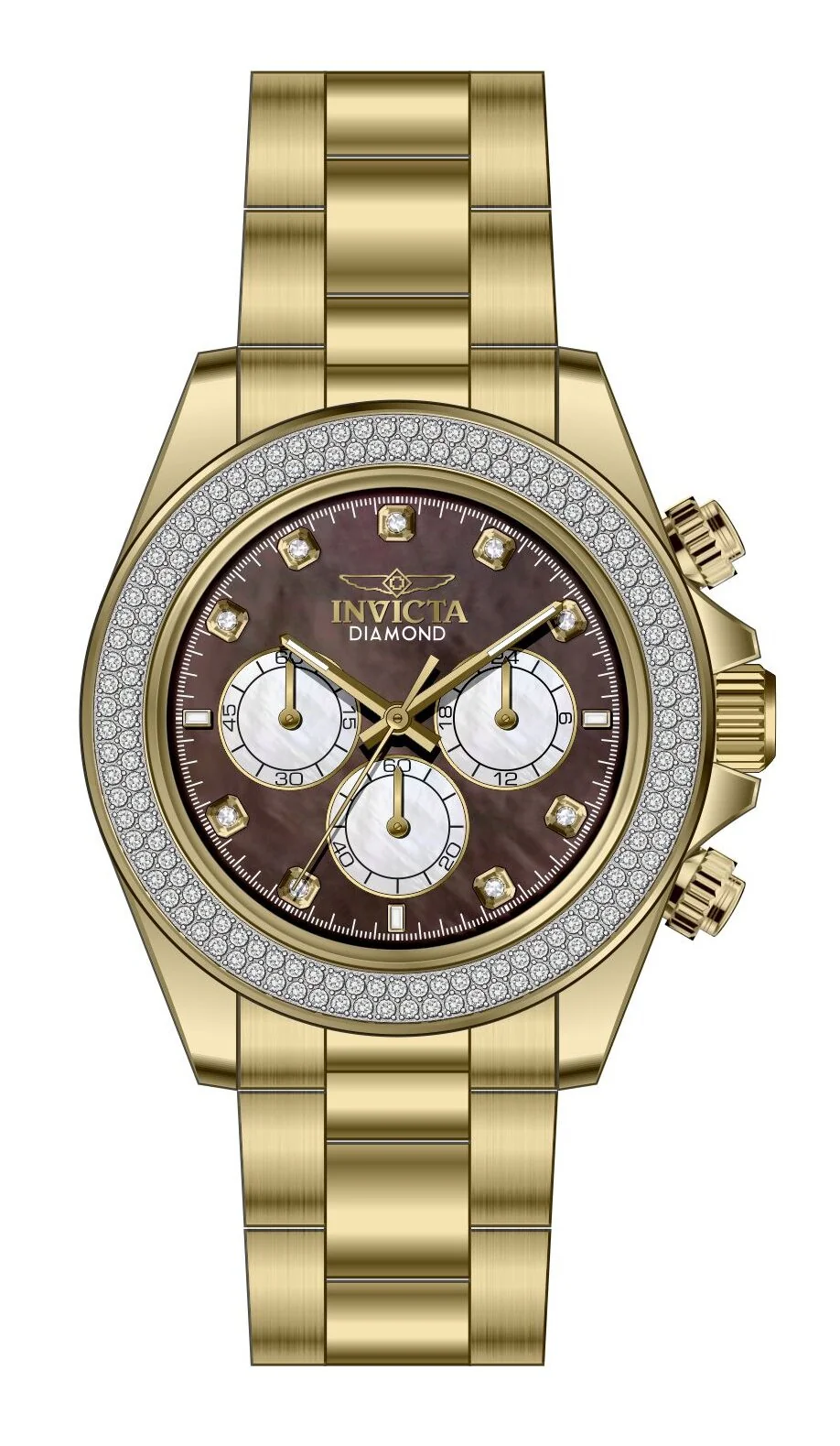 Band For Invicta Elite Diamond Men 51122