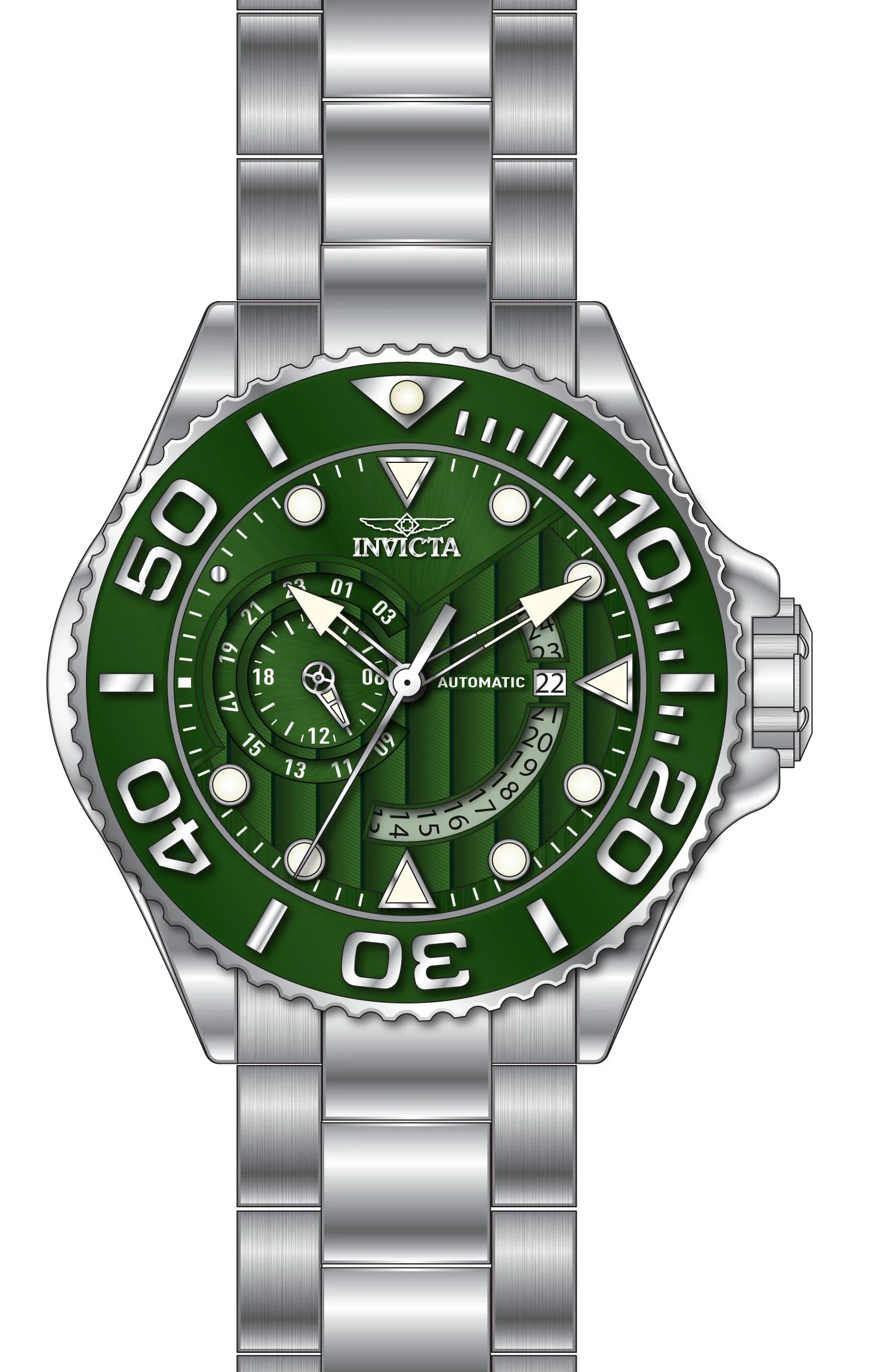 Band For Invicta Grand Diver Men 47542