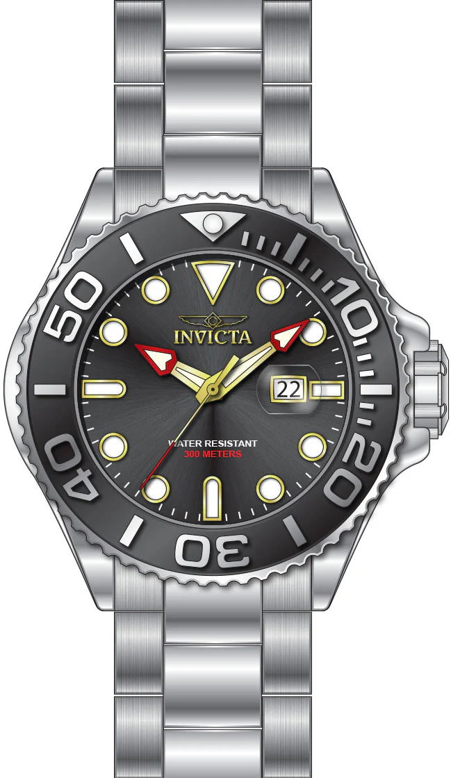 Band For Invicta Grand Diver Men 49147