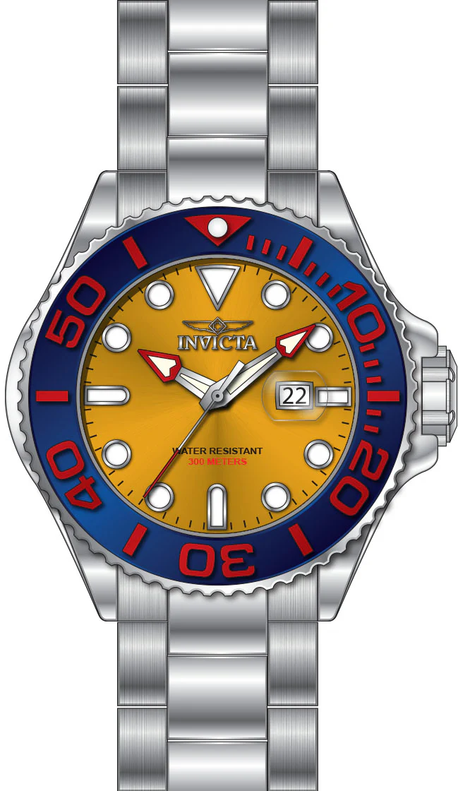Band For Invicta Grand Diver Men 49149