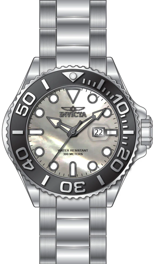 Band For Invicta Grand Diver Men 49153