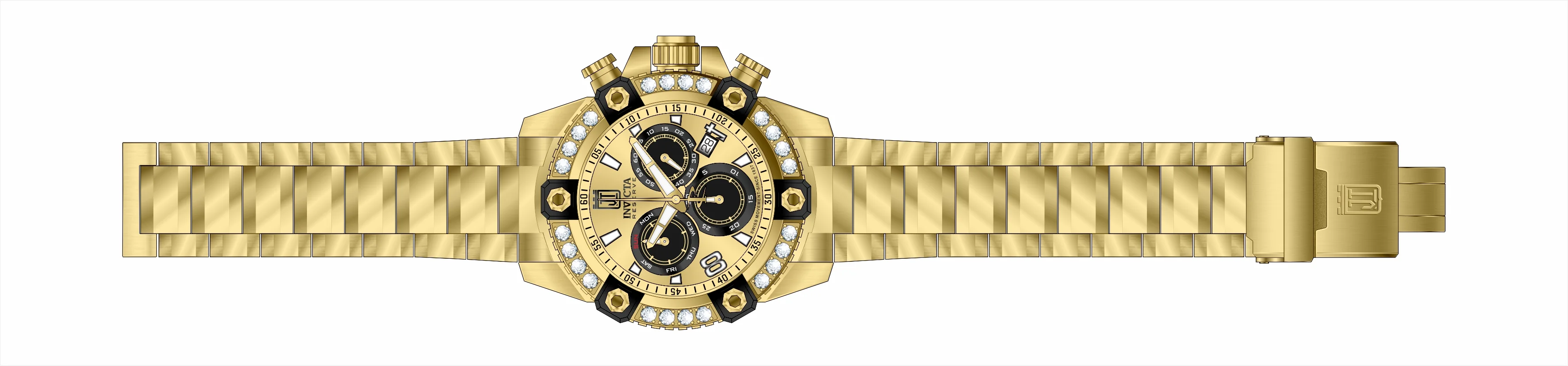 Band For Invicta JT Men 51291