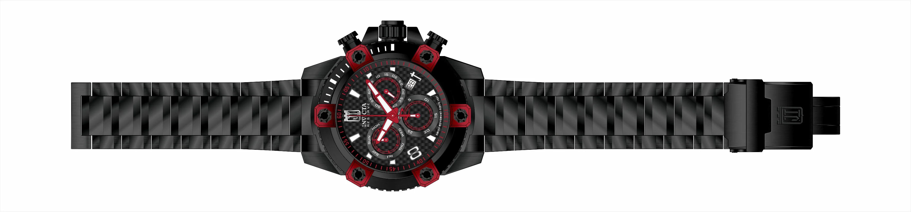 Band For Invicta JT  Men 51293 - Image 2