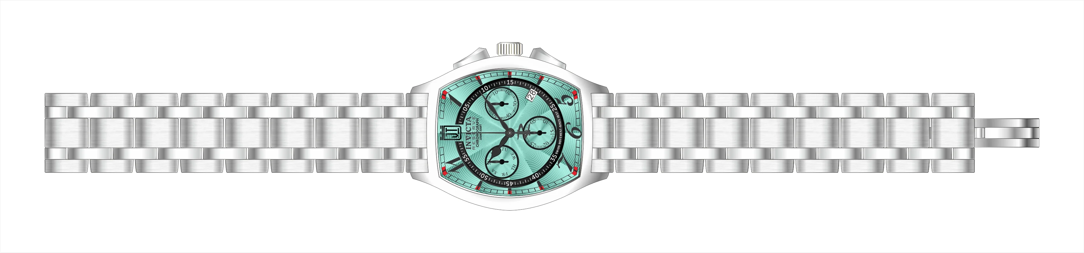 Band For Invicta JT  Men 51297