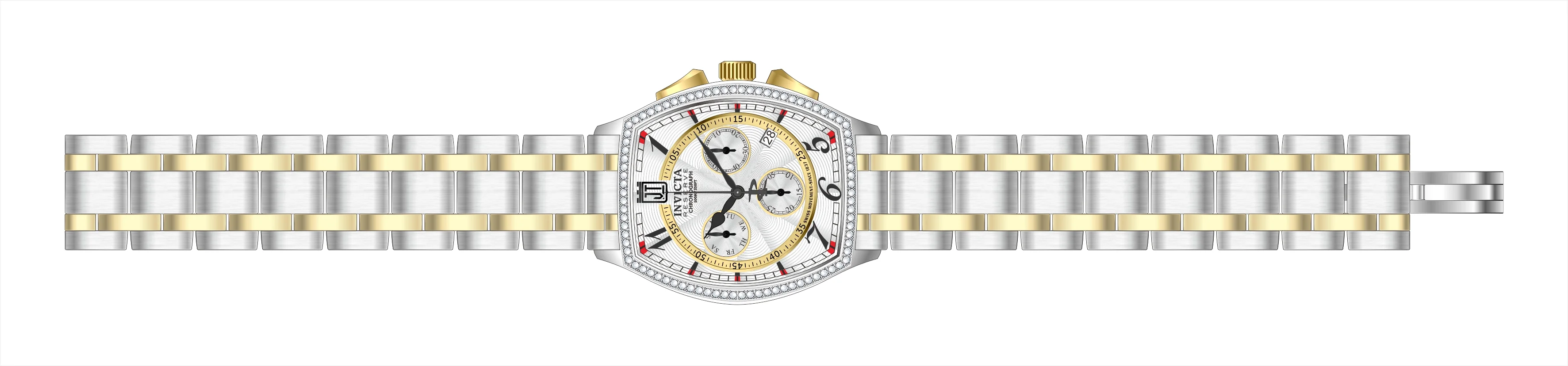 Band For Invicta JT Men 51303