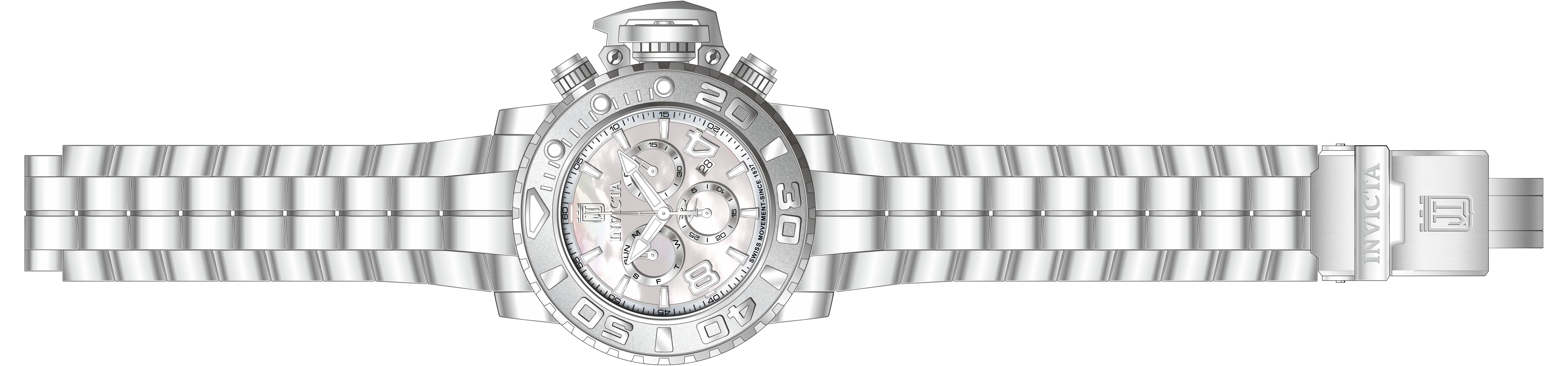 Band For Invicta JT  Men 51316