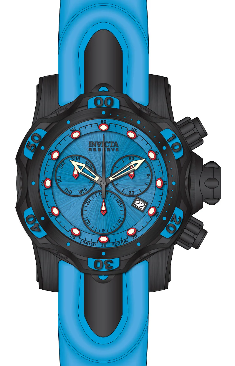 Band For Invicta MLB Miami Marlins Men 46166