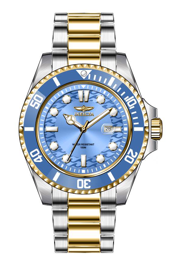 Band For Invicta Pro Diver Lady 46712