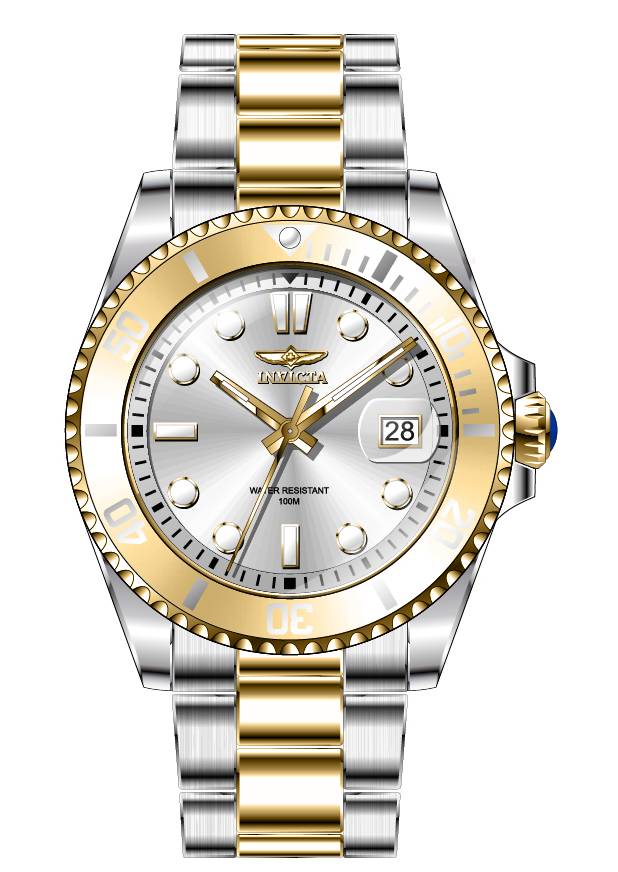 Band For Invicta Pro Diver Lady 47145