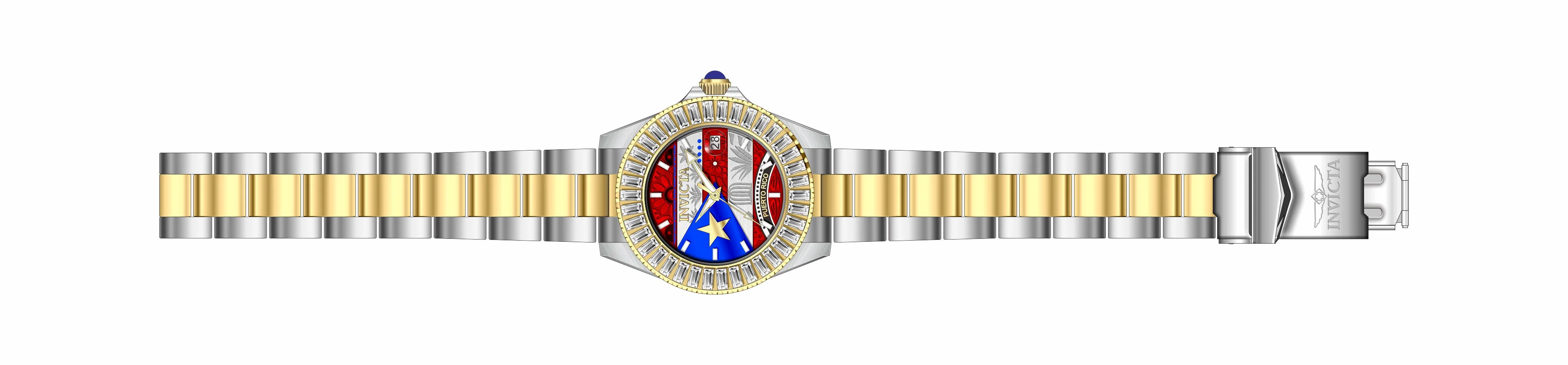 Band For Invicta Pro Diver Lady 49616