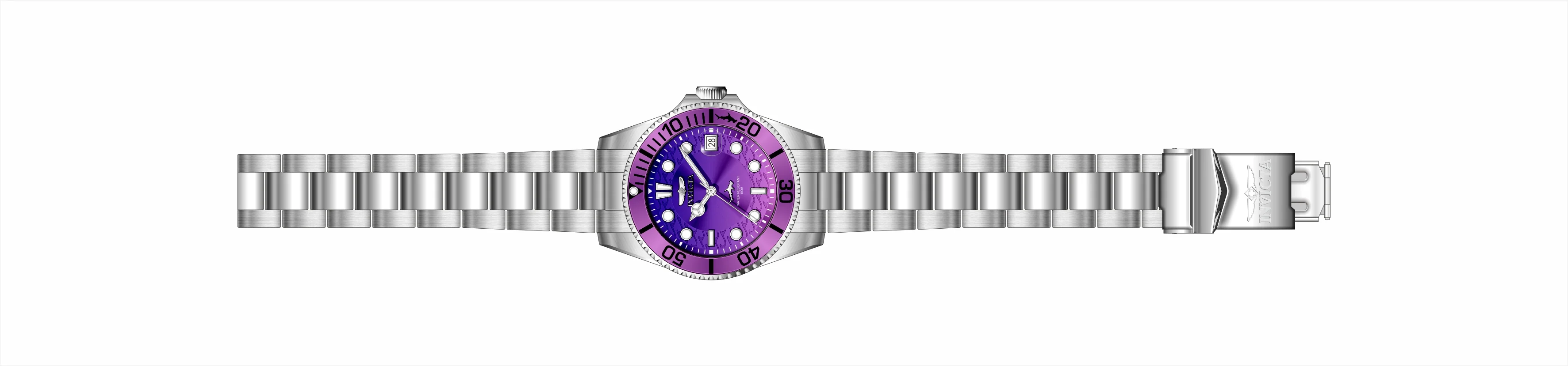 Band For Invicta Pro Diver Lady 50906