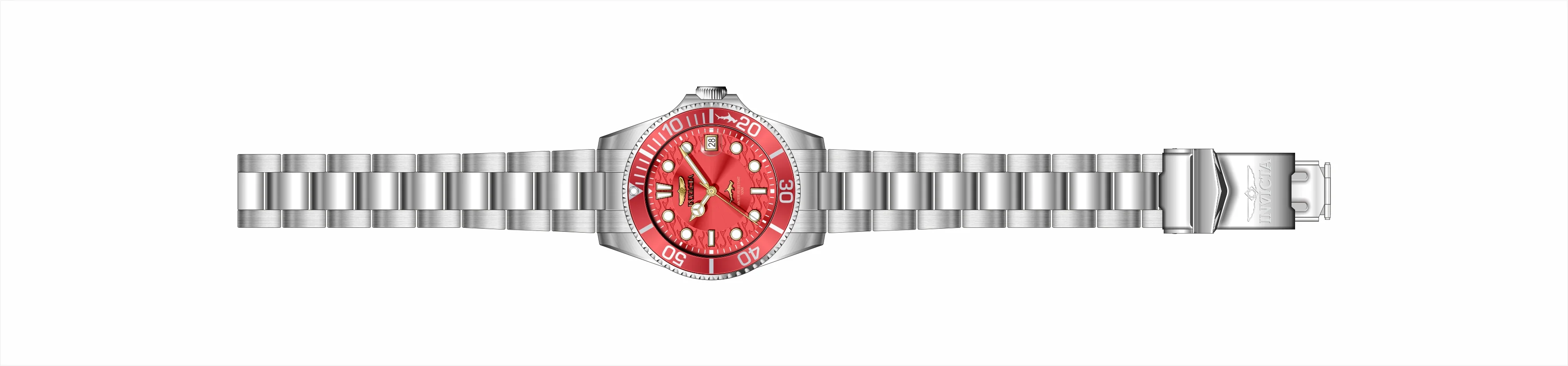Band For Invicta Pro Diver Lady 50907