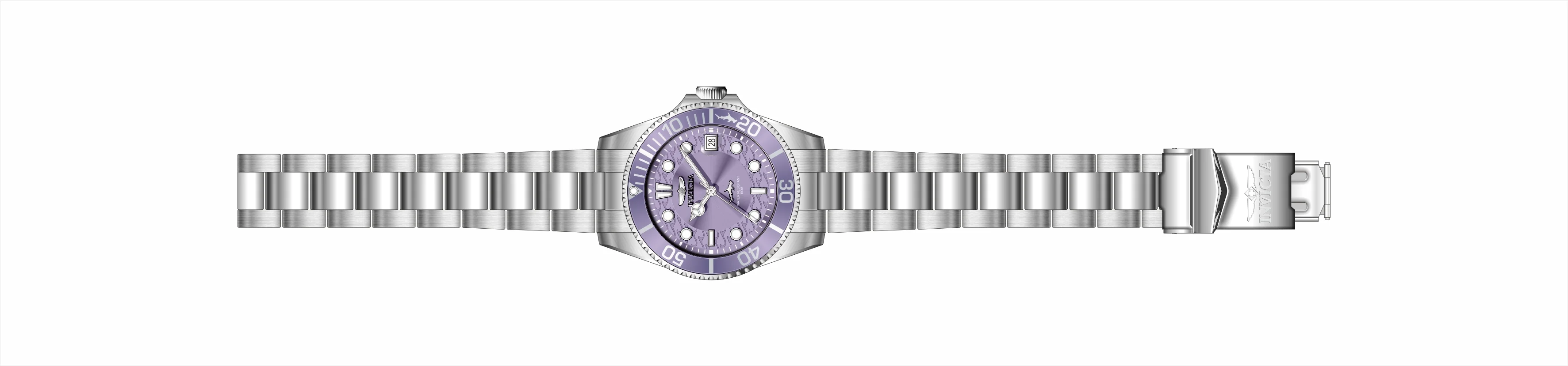 Band For Invicta Pro Diver Lady 50917