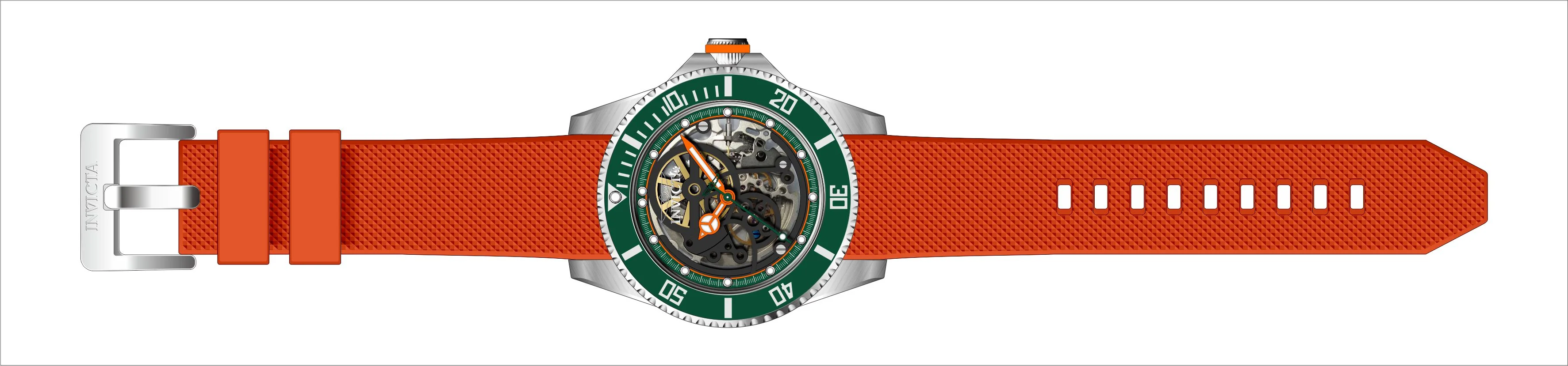Band for Invicta Pro Diver Men 43687
