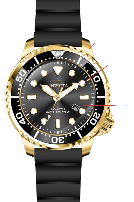 Band For Invicta Pro Diver  Men 44835