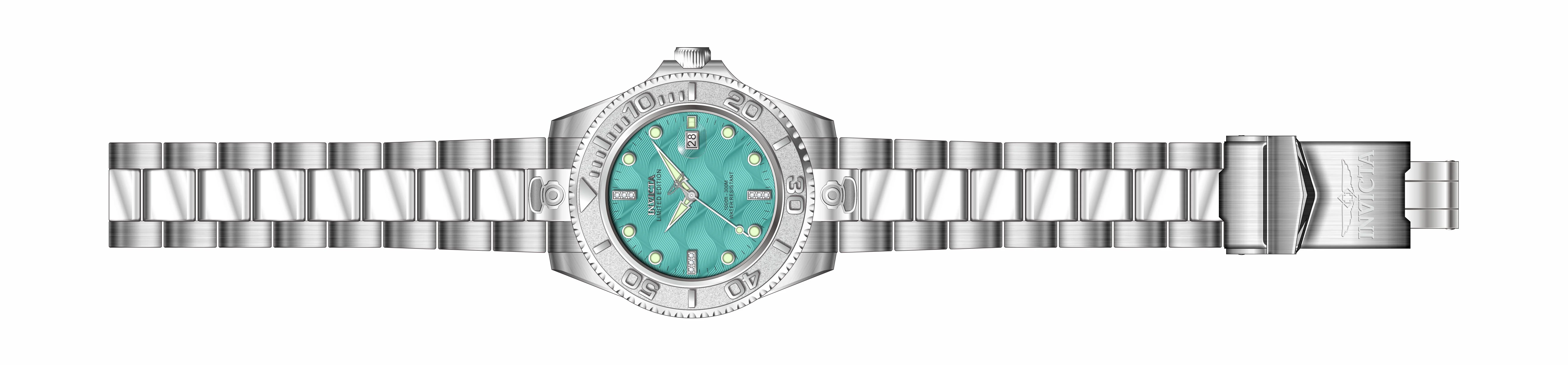Band For Invicta Pro Diver Men 45347