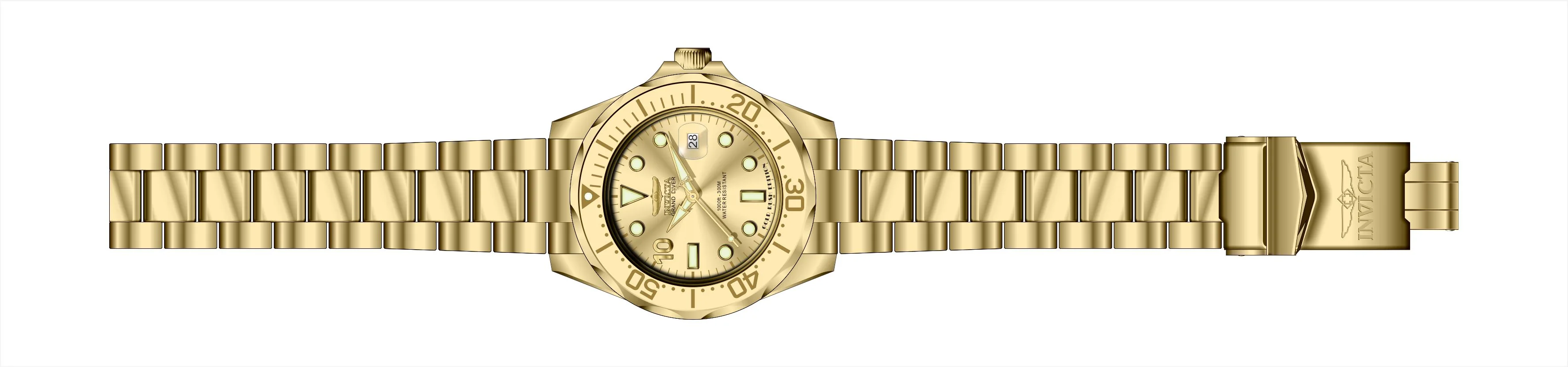 Band For Invicta Pro Diver Men 48705
